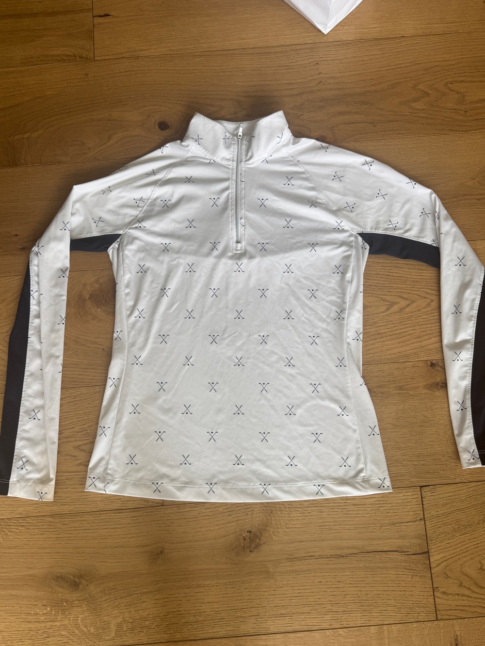 Lady Hagen 1/4 Zip Golf Pullover Womens Size XS  Blue Clubs Long Sleeve